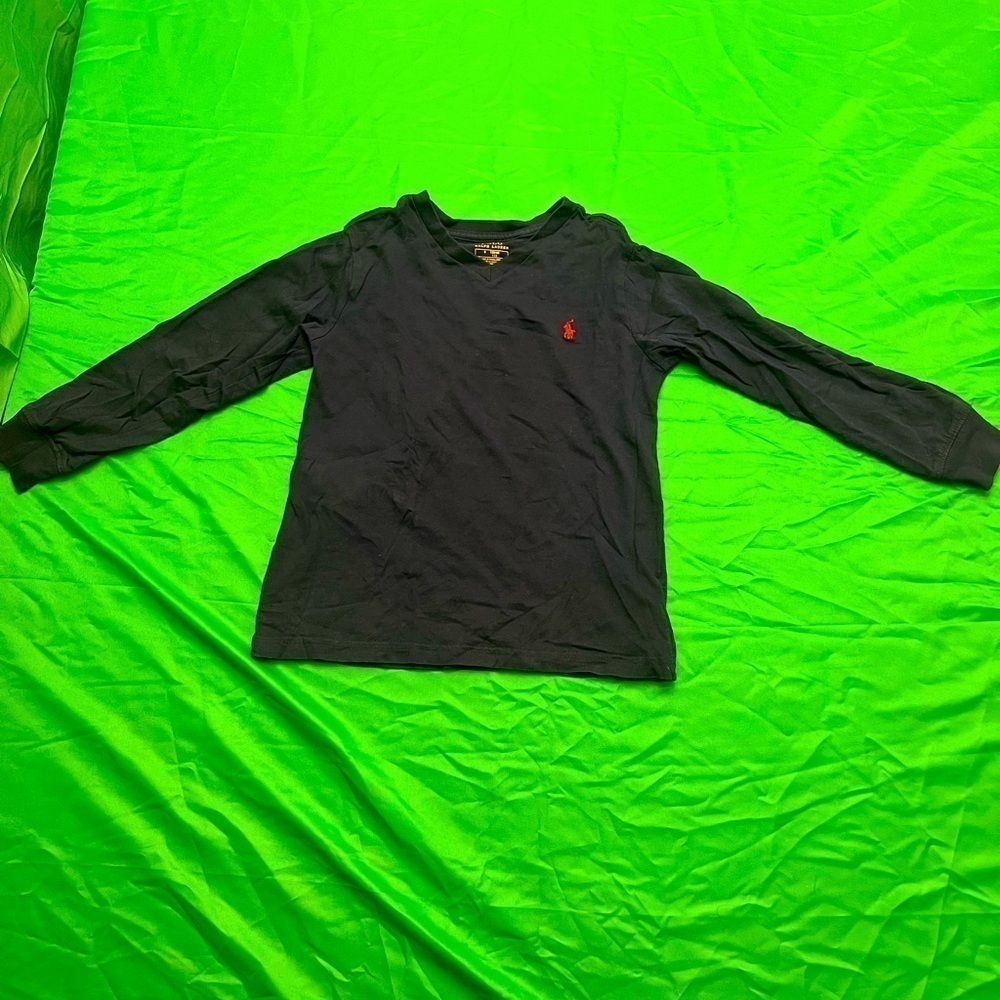 Kids Long Sleeve Ralph Lauren Polo T-Shirt